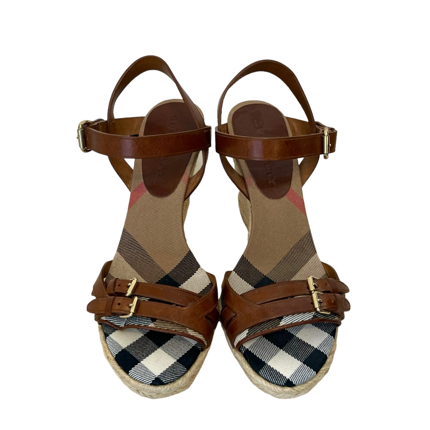 Burberry Wedge Sandals - 39